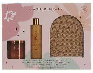 Wanderflower Body Brightening Summer Prep Set Gift Pack