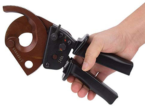 Tijeras para Cables, Cortador de Alambre J40A 300 mm² Trinquete Tijeras para Cables de Grado Industrial Hardware Herramienta de Corte Manual, Herramientas Eléctricas y Manuales