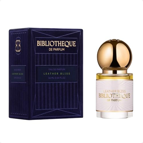 Bibliotheque de Parfum Leather Bliss Eau de Parfum für Frauen, Lederduft, atemberaubendes und charismatisches Damen Parfüm mit Noten von Tomatenblätter, Sandelholz, Moschus & Vanille, 16 ml