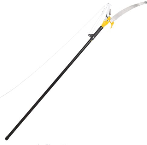 PLABNK Telescopic High Branch Saw Pruning Saw, 1795-2860mm Telescopic Retractable Tree Trimmer, Labor Saving Aerial Shears And Fruit Pickers for Trimming Branches And Leaves,Black