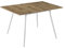 B&D home Esstisch Jonte, ausziehbar 80-120 x 80 cm, 4 Personen Küchentisch Holztisch mit Metallgestell für Esszimmer, Küche, skandinavisch Design, Eiche Optik, 11219-80-FW-EIDA