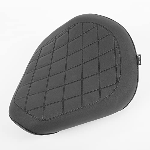Motorcycle Cruiser Replacement Seats Front Driver Rider Seat Cover Cushion Saddle Pad Soft Leather for Rebel CMX 500 300 CMX300 CMX500 Rebel500 2017 2018 2019 2020 2021 2022 2023 2024(Front-Black)