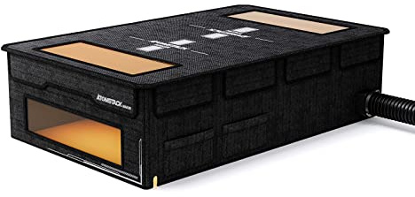ATOMSTACK FB2 Plus hopfällbart skyddsfodral 1170 x 730 x 310 mm skyddande hölje dubbelsidig fläkthålsdesign dammtätt skydd för alla typer av lasergravyrmaskin