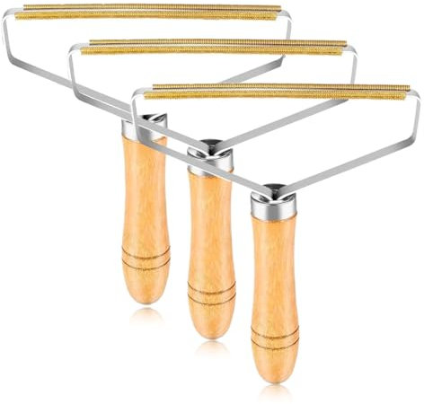 EIHI 3 Pièces Rasoir Anti Bouloche Manuel Réutilisable | Brosse Anti Poils Animaux, Nettoyeur De Peluche. Retire Les Poils Incrustés sur Tapis, Manteau, Canapé, Vêtements, Siège Voiture, Textile