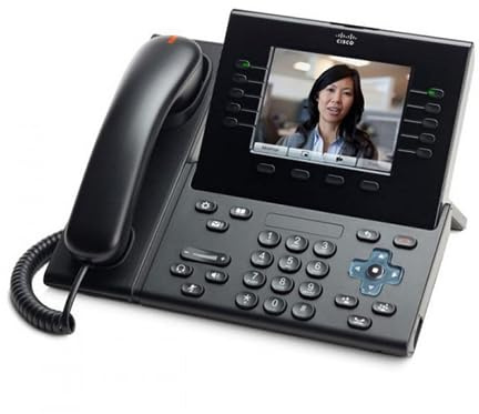 Cisco IP 9951 (Bluetooth, funcionalidad manos libres, teléfono del sistema, teléfono IP: habilitado para IP, teléfono de video, cámara integrada) (renovado)