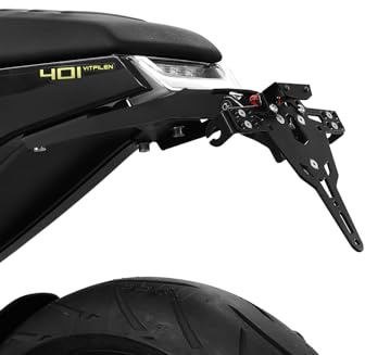 ZIEGER Pro Kennzeichenhalter Kennzeichenhträger Heckumbau kompatibel mit: Husqvarna Svartpilen 125 | Svartpilen 401 | Vitpilen 125