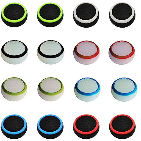 CUZKC Joystick Protection PS4/PS5 Stick, Thumb-Stick Capuchons Grip Aim Assist pour Switch Pro, Accessoires de Manette PS4/PS5