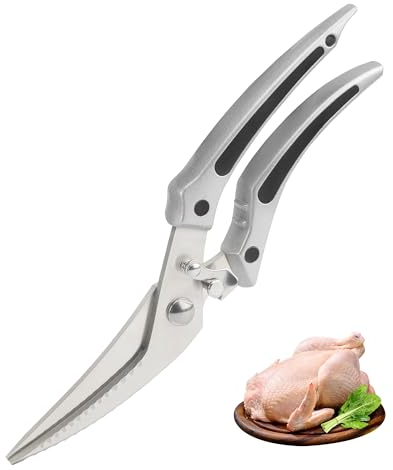 Ciseaux à ailes en acier inoxydable Ciseaux à volaille Ciseaux de jardin Ciseaux à viande pour poulet dinde canard oie crabe homard