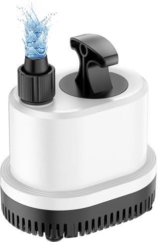 Forever Speed Pompa sommergibile per acquario, pompa per laghetto, pompa dell'acqua per acquario, giardino, fontana, stagno, 2500 l/h 40 W