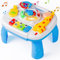 Yellcetoy Spieltisch Musik ab Baby 6 9 12 Monate 1 Jahr, Spieltisch Activity Spielzeug, Musikspielzeug Lernspielzeug für Junge Mädchen Weihnachten Geschenke Weiß