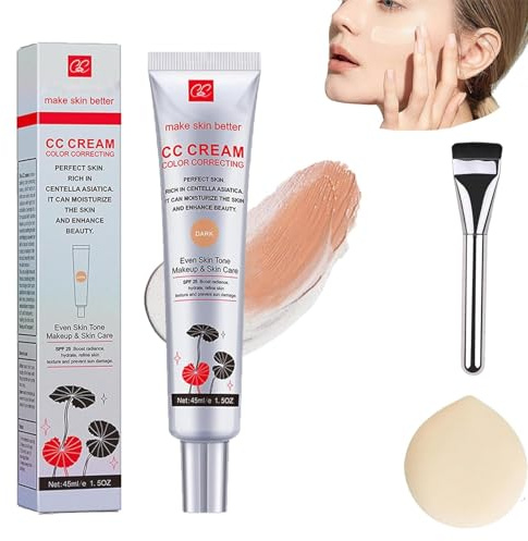 Caiucoco Cc Cream, Korean Color Changing Cc Cream, Tsunamyst Cc Cream, Cc Cream Color Correcting, Korean Cc Cream, Korean Cc Color Changing Cream, Cc Cream Korean (Dark*1)