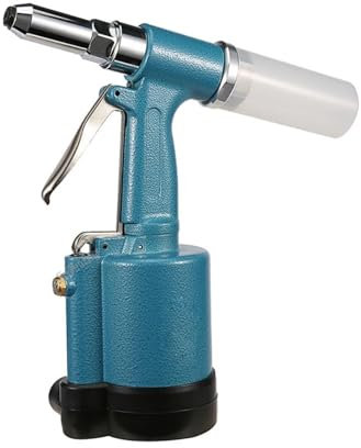 Pistola sparachiodi pneumatica, Utensile pneumatico Rivettatrice pneumatica a tre ganasce Pistola for rivettatura pneumatica for impieghi gravosi Capacità 2.4/3.2/4.0/4.8mm Strumento for rivettatura f