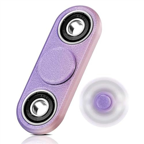SCIONE Fidget Spinner 3D anti-stress - sensorisk leksak för barn/vuxna | ADHD och koncentrationshjälp | Aula/Party-present - lila