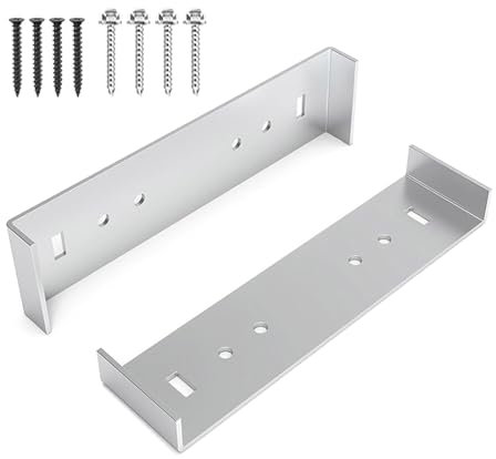 Lot de 2 supports de boîte aux lettres en aluminium robustes pour éviter l'inclinaison des boîtes aux lettres