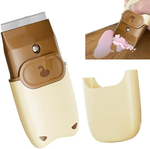 Renopfect Raschietto Per Pulizia, Attrezzo Raschiapavimenti Rimuovi Adesivi, Accessorio Di Pulizia 2 In 1 Per Parete Pavimento Auto Casa Rimozione Etichette Decalcificante Residui Colla