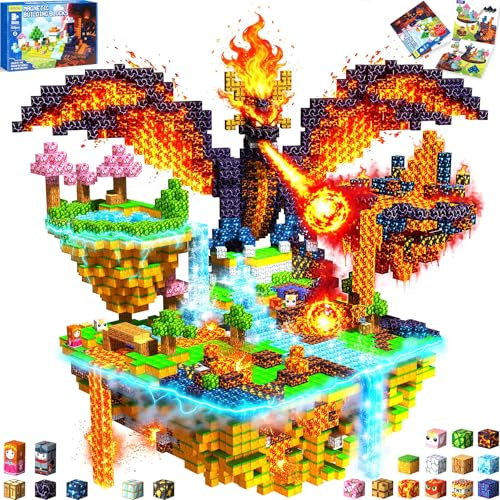 COOLJOYA 150 Pezzi Costruzioni Magnetiche per Bambini, Giocattolo Educativo Montessori,Costruzioni Magnetiche per Bambini 3 4 5 6 7 8 9 10 Anni,Regalo Bambino 3-10 Anni,Alte Prestazioni