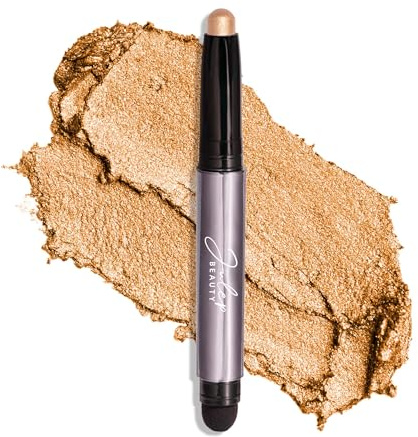 Julep Eyeshadow 101 Crème-to-Powder Eyeshadow Stick (Warm Gold Shimmer) Long-Lasting, Waterproof Eye Shadow - Blendable, Crease-Proof with Built-In Smudger