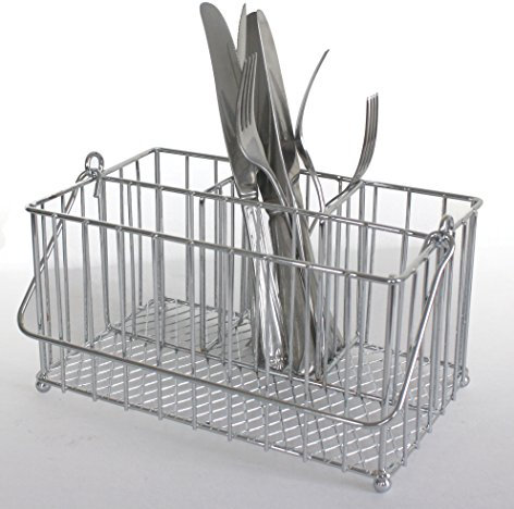 Chabrias Ltd Cutlery Wire Basket, Cutlery Rack, Cutlery tray