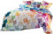 ESTELLA Mako-Satin Bettwäsche Puzzle Multicolor 1 Bettbezug 200 x 220 cm + 2 Kissenbezüge 80 x 80 cm