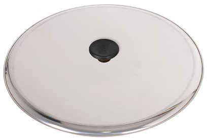 Quttin | Tapa Gira Tortillas 31 cm de Acero Inoxidable Resistente y Fácil de Limpiar con Pomo Anti-quemaduras - Tapa Gira Tortillas Diseño Resistente y Duradero