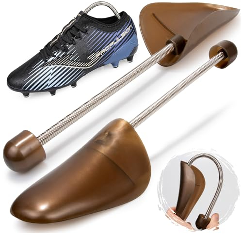 SULPO 1 Paare Schuhspanner Größe 35-39, Schuhstrecker aus Kunststoff, Schuhformer für Damen und Herren mit Metall-Spiralfeder