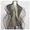 Pmnzdy 200×15cm Organza Ruffle Plissierter Stoff Retro Rüschen Farbverlauf Tüll Lock Rand Spitzeband DIY Nähzubehör Applique für Kleid Tasche Handwerk Hochzeitskleid Party Vorhang Deko Schwarz