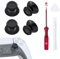Mcbazel Thumbsticks Joysticks Analogsticks und Reparatur Werkzeuge Kit für PS5 Controller