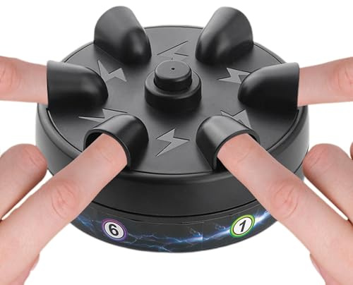 Finger Shock Game, Lies Detector Test Machine, Electric Shock Game, Electric Shock Roulette Game Prank Toys, 2-6 Players Funny Shocking Shot Roulette Family Games For Christmas