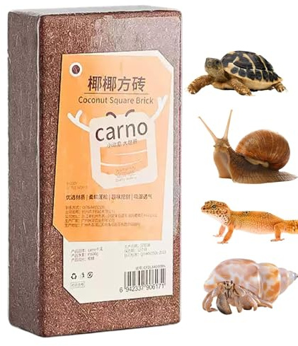 Sustrato de fibra de coco, ladrillos de coco comprimidos para jardinería, ropa de cama de terrario natural, sustrato de fibra orgánica, accesorios de hábitat de tortuga, ropa de cama para serpientes