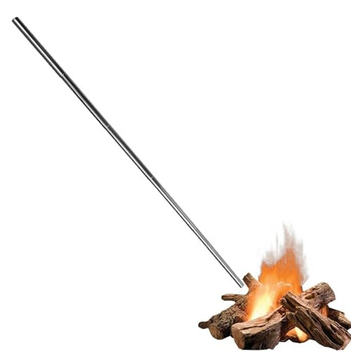 pockét béllow | Fireplace Bellows | Stainless Steel Compact Fire-Blowing Stick | Telescopic Bushcraft Gear | Fire Blower Bellow, Fire Starter, Cool & Unique Gift for Men Dad Boy, Fire Starter