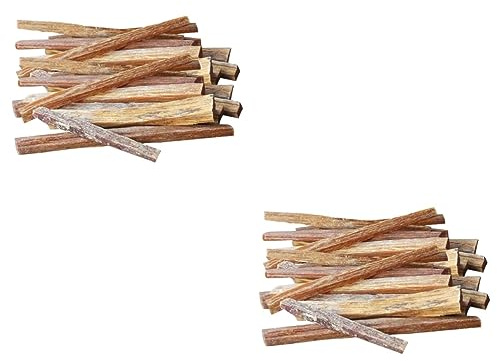 Yardwe 2 Piezas de Madera Naturales para Acampar Herramientas Prácticas de Encendido de Accesorios de Barbacoa y Camping de Astillas de Madera para Encender Fuegos Rápidamente