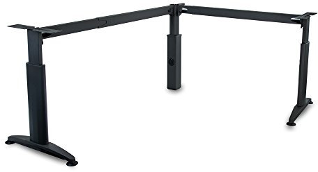 Weber Büro Tischgestell ergonomischer Schreibtisch höhenverstellbar in Anthrazit