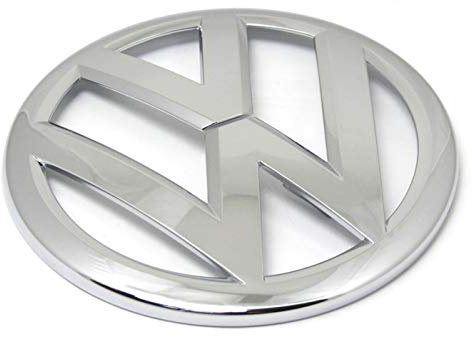 Genuine VW Front Grill Badge Emblem Chrome - 5G0853601 2ZZ