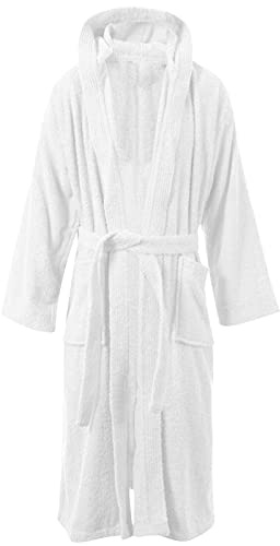 Unisex Mens Womens 100% Luxury Egyptian Cotton Super Soft Terry Towelling Bath Robe Ladies Dressing Gowns Towel Bathrobe Nightwear Housecoat