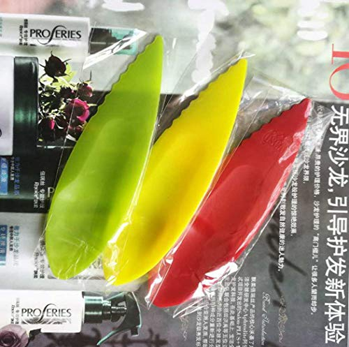 MoonyLI Kiwi Plastic Spoon Furit Peeler Spoon Random Colour, 20pcs