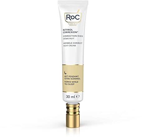 RoC Retinol Correxion Wrinkle Correct Night Cream | Wrinkle Reducing Moisturiser for Face | 30 ml