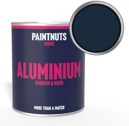 Paintnuts Aluminium Window & Door Paint - RAL-5011 - STEEL BLUE Matt 1 Litre Tin