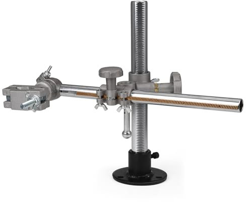 JTVTW Welding Torch Holder Welding Gun Bracket with Base with V Clamp Stroke Adjustable (11.8 * 13 inch)