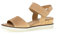 Gabor Damen Keilsandalen, Frauen Sandalen,Keilsandaletten,Keilabsatz,Wedge-Heel,hoch,Sommerschuhe,Freizeitschuhe,Oak (Kork/Creme),42 EU / 8 UK