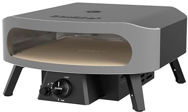 Cozze® Horno para pizza de gas 17 CLASSIC – 30 mbar, gran capacidad, potente y rápido, con piedra de cordierita, encendido automático