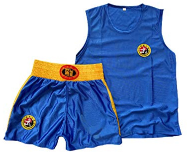 Inlefen Niños Sanda Clothing Boys & Girls Adult Set de Boxeo Pantalones Cortos de Boxeo Muay Thai Clothing Artes Marciales Entrenamiento Wear Sportswear