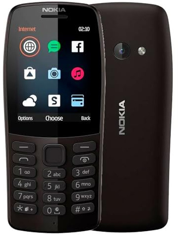 Téléphone Portable pour Personnes âgées Nokia 210 4G 2,3 Noir 16 GB RAM