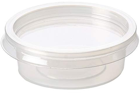 Sabco - 100pcs 2oz Sauce Containers, Sauce Pots, Small Plastic Pots, Wax Melt Packaging