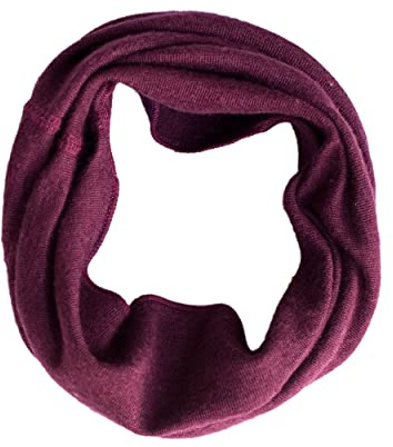 Lilano, Bufanda de merino para niños, 70% lana (kbT), 30% seda, 210 gr/m², frutas del bosque, S
