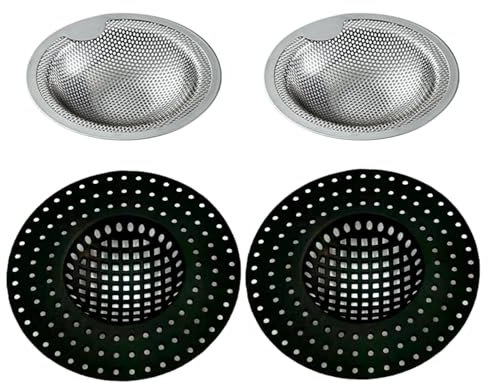 OAOSDH Filtro del Lavandino A 4 Pezzi, Filtro in Plastica, Accessori per Lavandini, Filtro Anti-Bloccante, Adatto A Lavandini, Vasche da Bagno E Scarichi per Pavimenti.