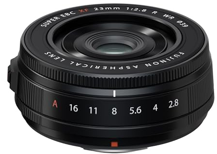 FUJIFILM FUJINON XF23mmF2.8 R WR Lens, Black