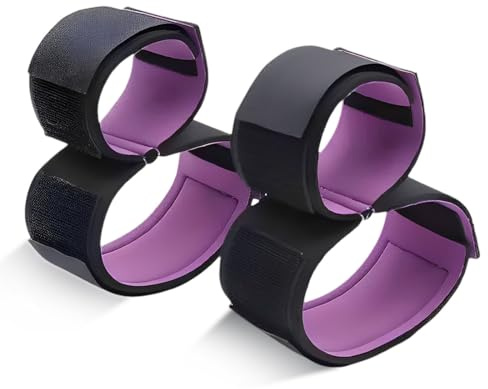 VONJUMA S-M Cinturón De Yoga Para Ejercicios De Muñeca Y Tobillo Púrpura