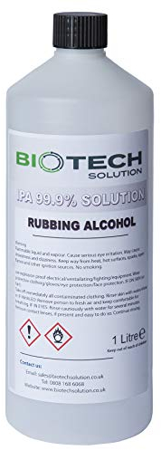 We Can Source It Ltd - 1L BIOTECH Isopropyl Alcohol 99.9% - Industrial, Home Use Lab-Grade IPA Rubbing Alcohol - Non-Conductive Cleaner for Cleaning Electronic Devices, Grime, Fingerprints - Pack of 1