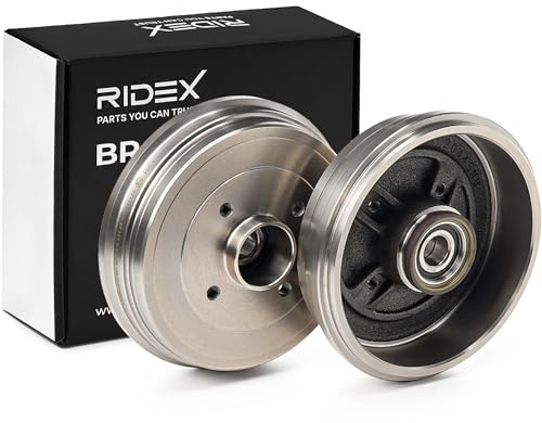 RIDEX 2x Tambour de frein Ø203,3mm, Arrière Compatible avec RENAULT Clio III 3/5 portes BR0/1, CR0/1 432021782R 8200276843 8200584555