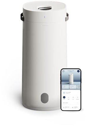 BLUEAIR 2-in-1 Purify + Humidify - Luftreiniger und Luftbefeuchter mit HEPASilent™ und 360° InvisibleMist™-Technologie, Top Pour - deckt 1.726 m² in 60 Minuten ab - Perfekt ausbalancierte Luft, ein